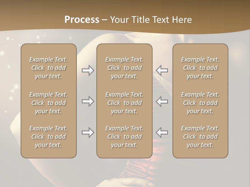 A Beautiful Woman In A Red Dress Powerpoint Template PowerPoint Template