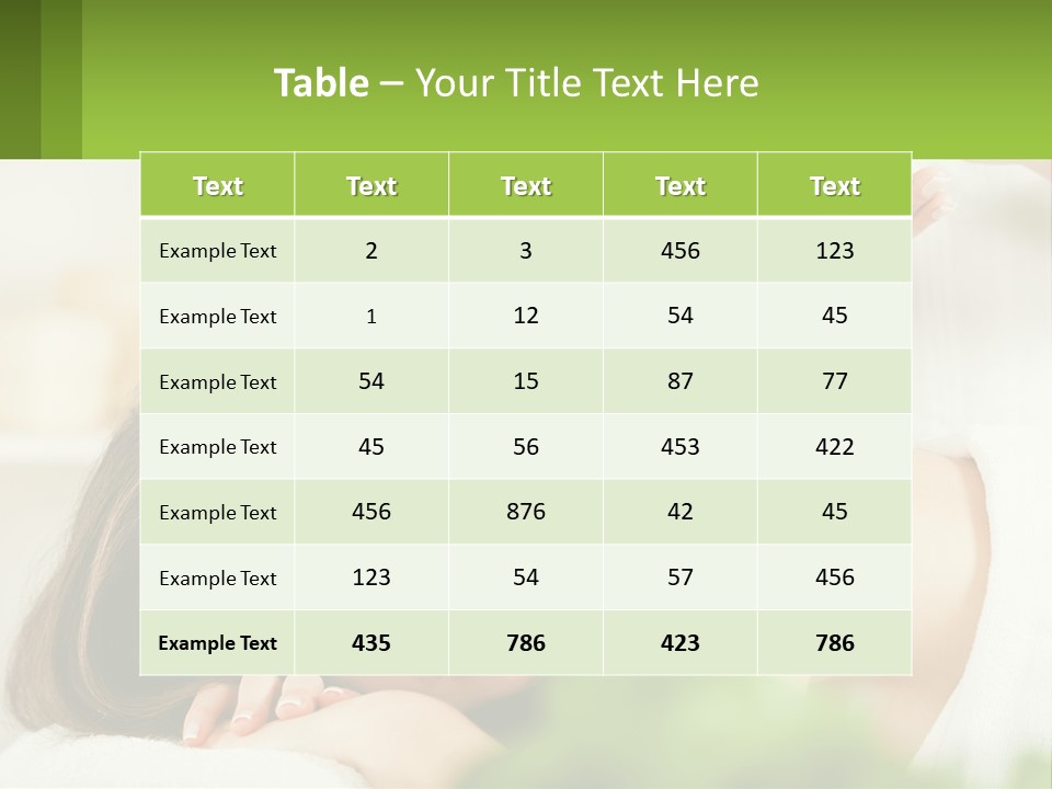 A Woman Getting A Massage With A Bottle Of Wine PowerPoint Template