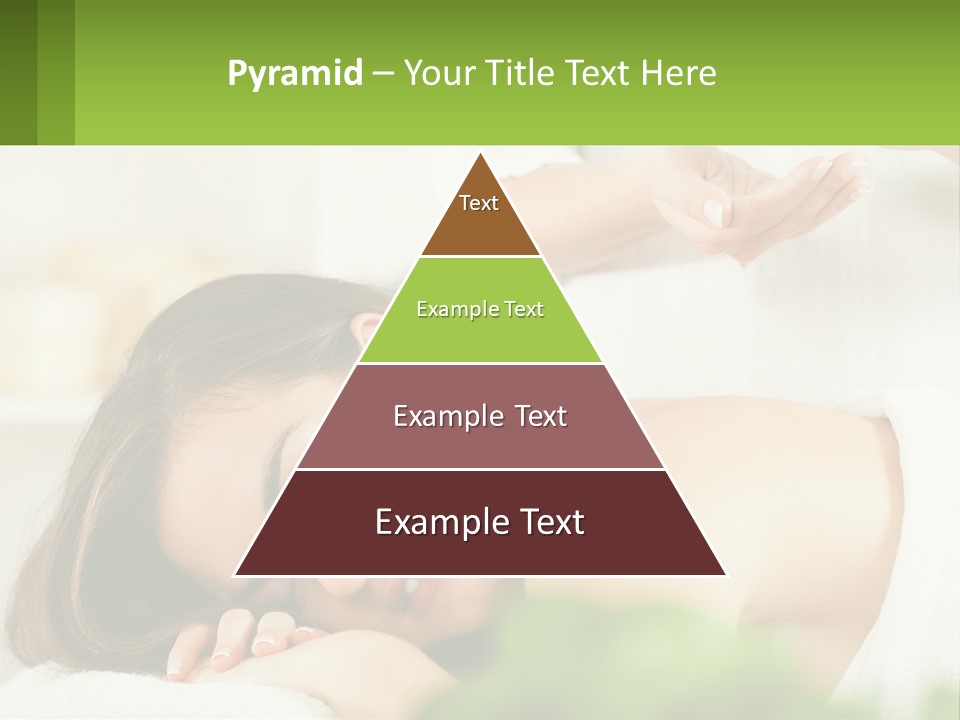 A Woman Getting A Massage With A Bottle Of Wine PowerPoint Template