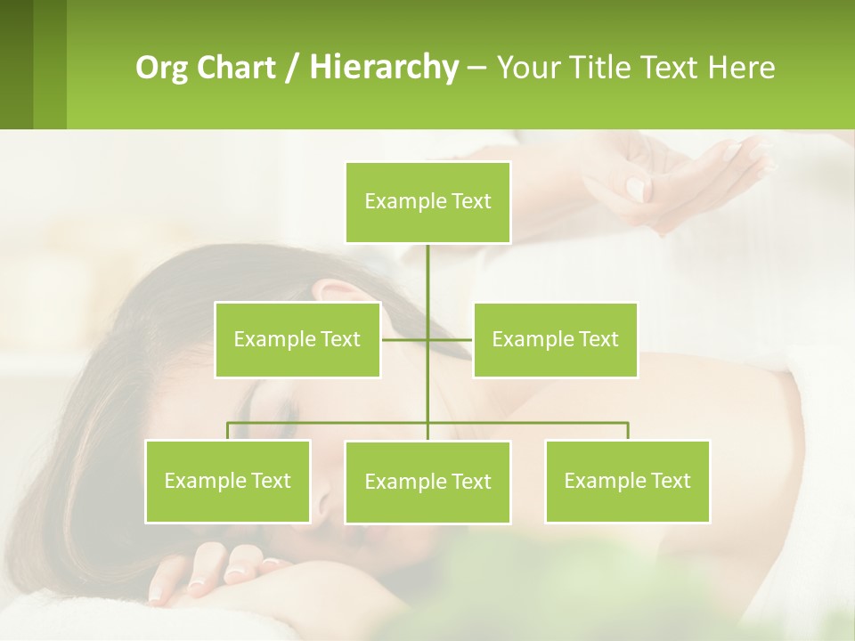 A Woman Getting A Massage With A Bottle Of Wine PowerPoint Template