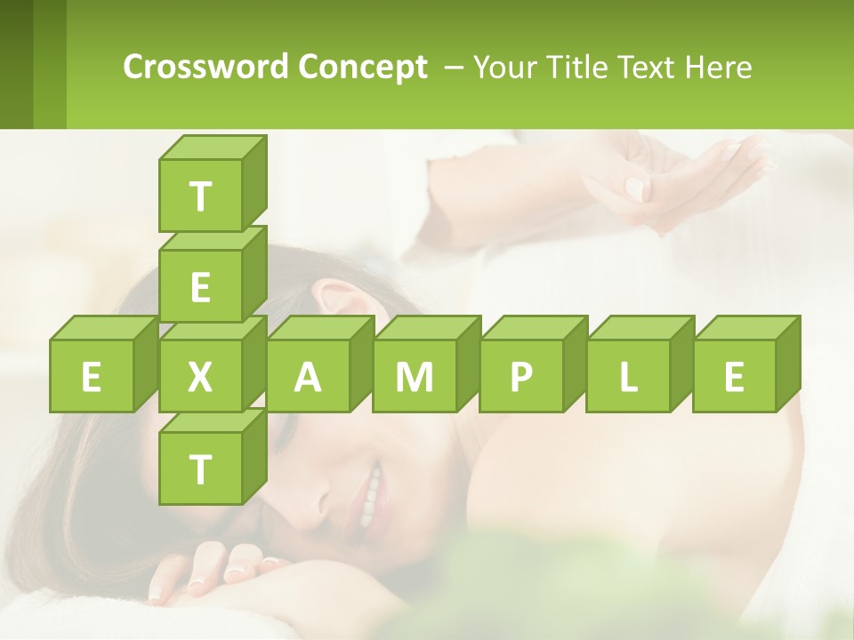 A Woman Getting A Massage With A Bottle Of Wine PowerPoint Template