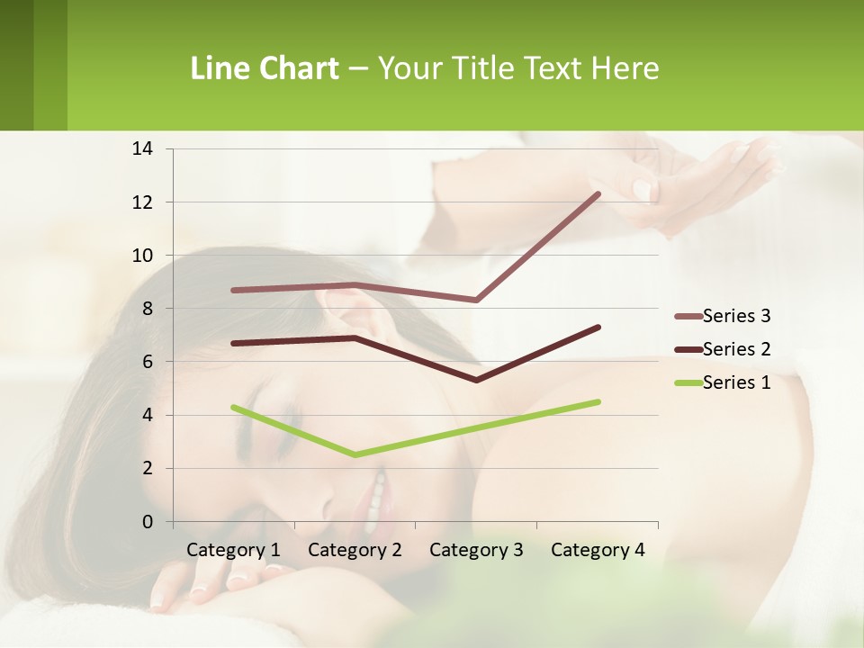 A Woman Getting A Massage With A Bottle Of Wine PowerPoint Template