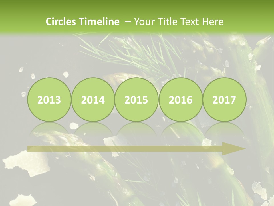 A Plate Of Asparagus With Parmesan Cheese On Top PowerPoint Template