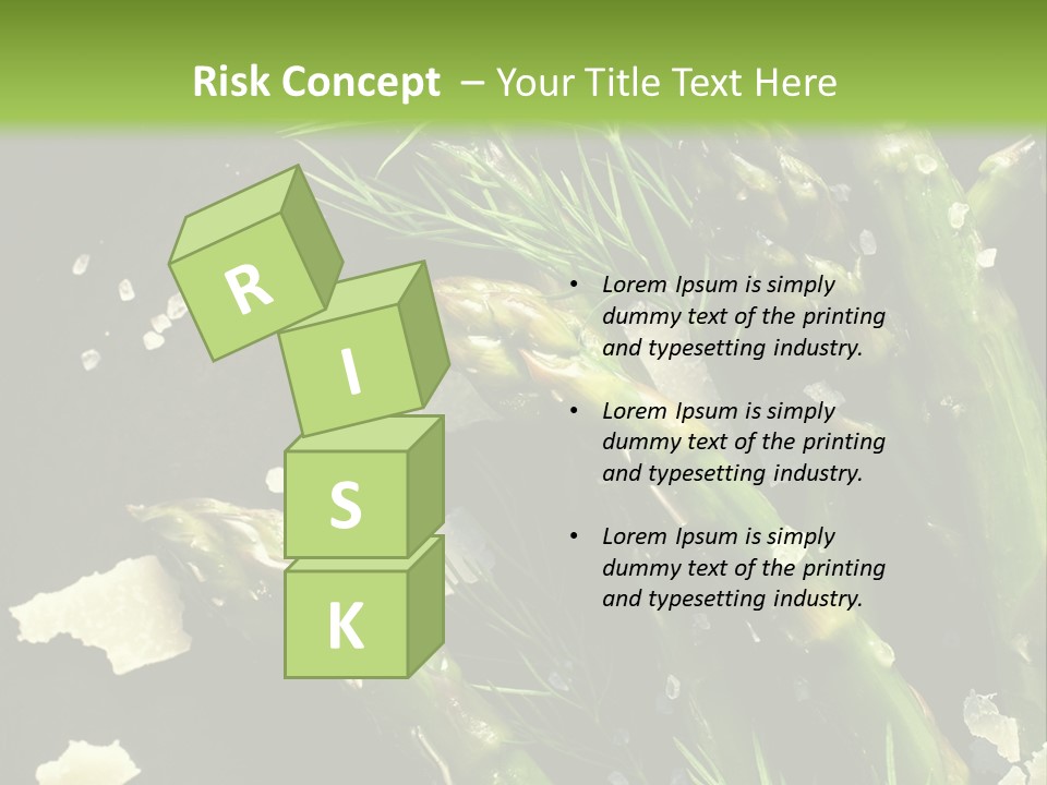 A Plate Of Asparagus With Parmesan Cheese On Top PowerPoint Template