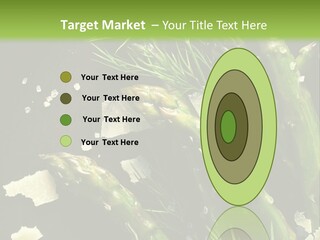 A Plate Of Asparagus With Parmesan Cheese On Top PowerPoint Template