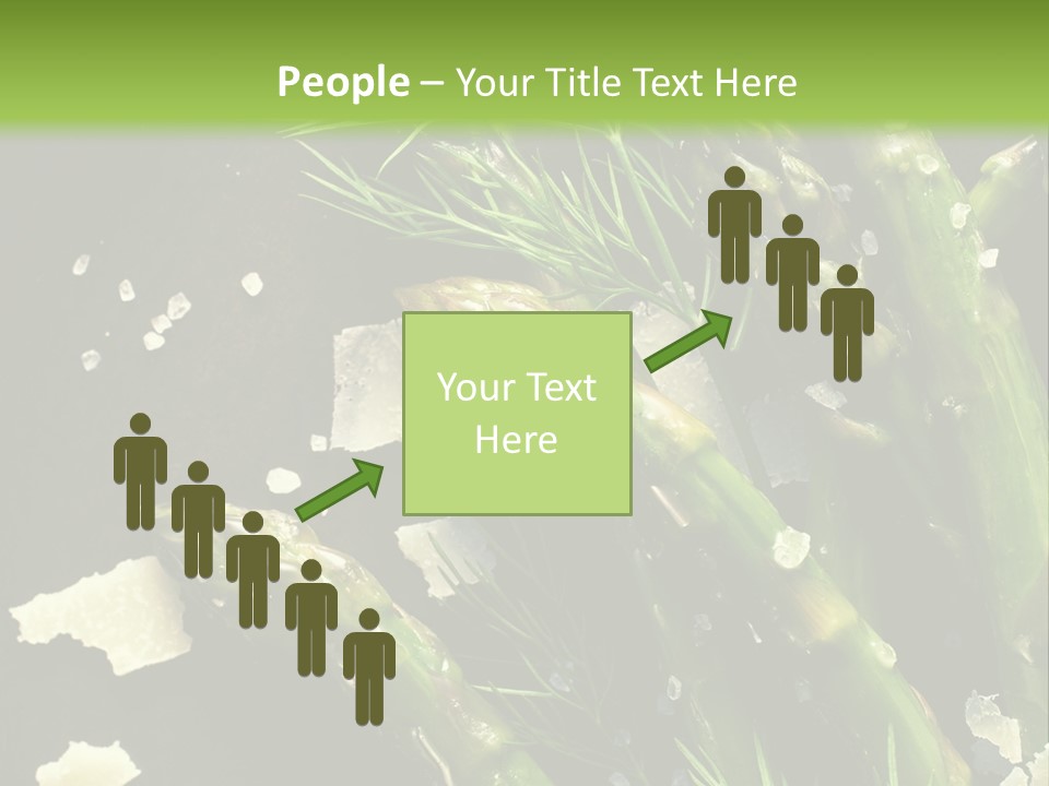 A Plate Of Asparagus With Parmesan Cheese On Top PowerPoint Template