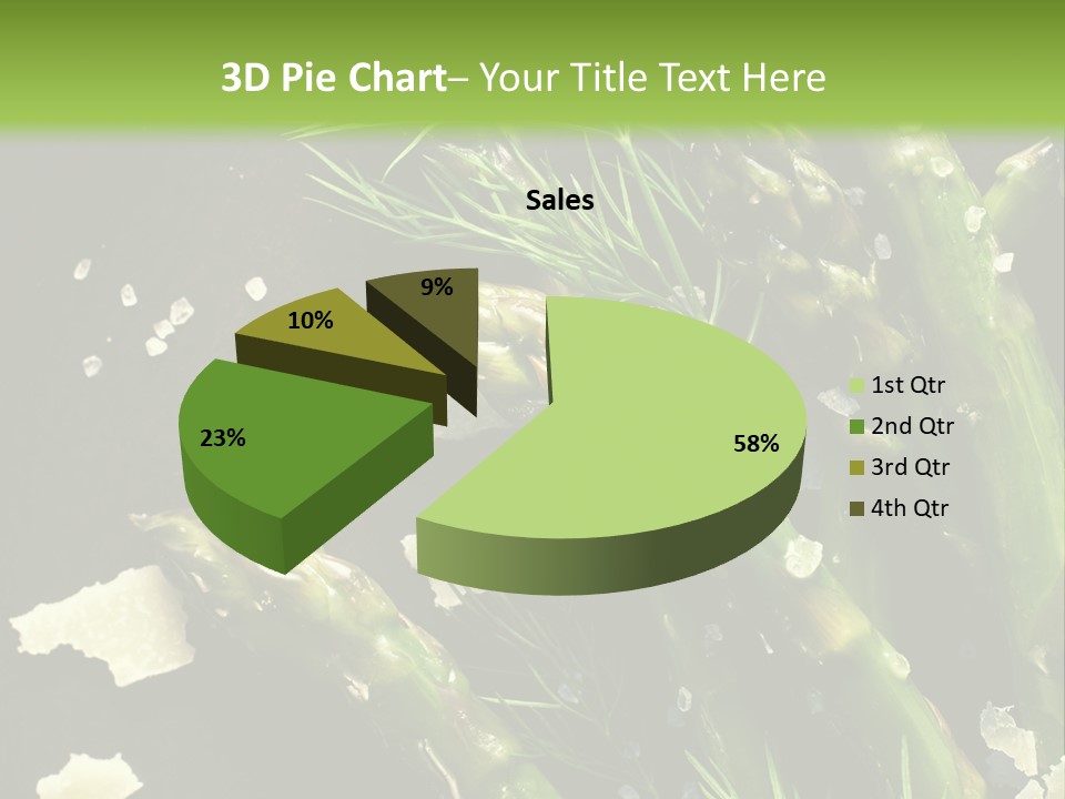 A Plate Of Asparagus With Parmesan Cheese On Top PowerPoint Template