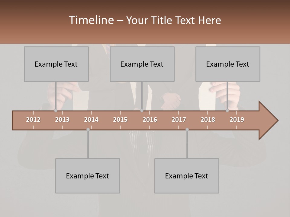 A Man In A Suit Holding Up A Picture Of Himself PowerPoint Template