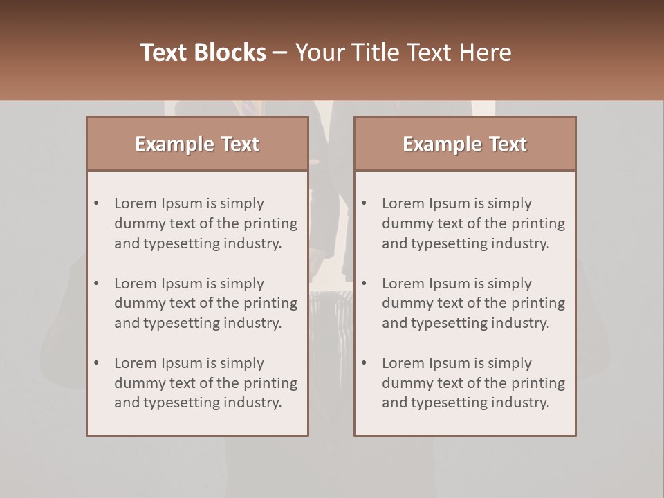 A Man In A Suit Holding Up A Picture Of Himself PowerPoint Template