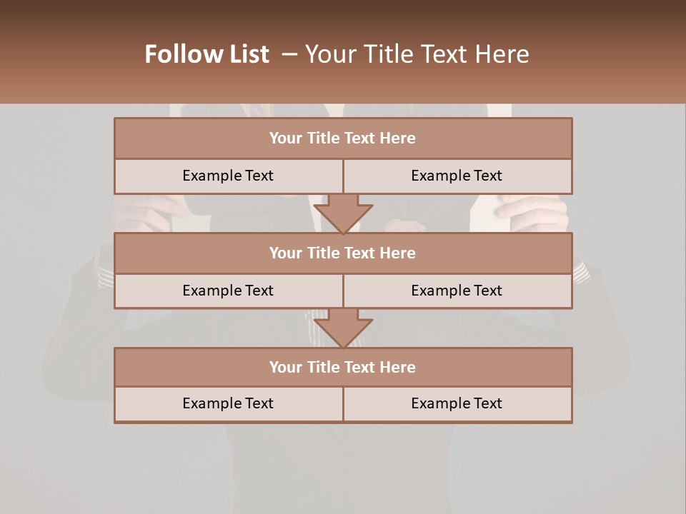 A Man In A Suit Holding Up A Picture Of Himself PowerPoint Template