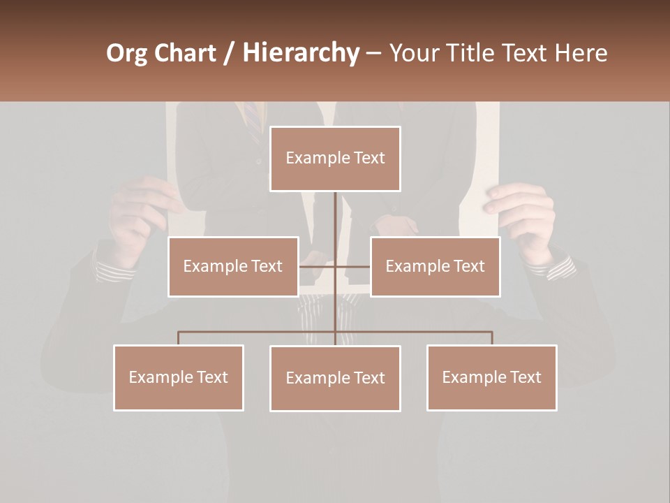 A Man In A Suit Holding Up A Picture Of Himself PowerPoint Template
