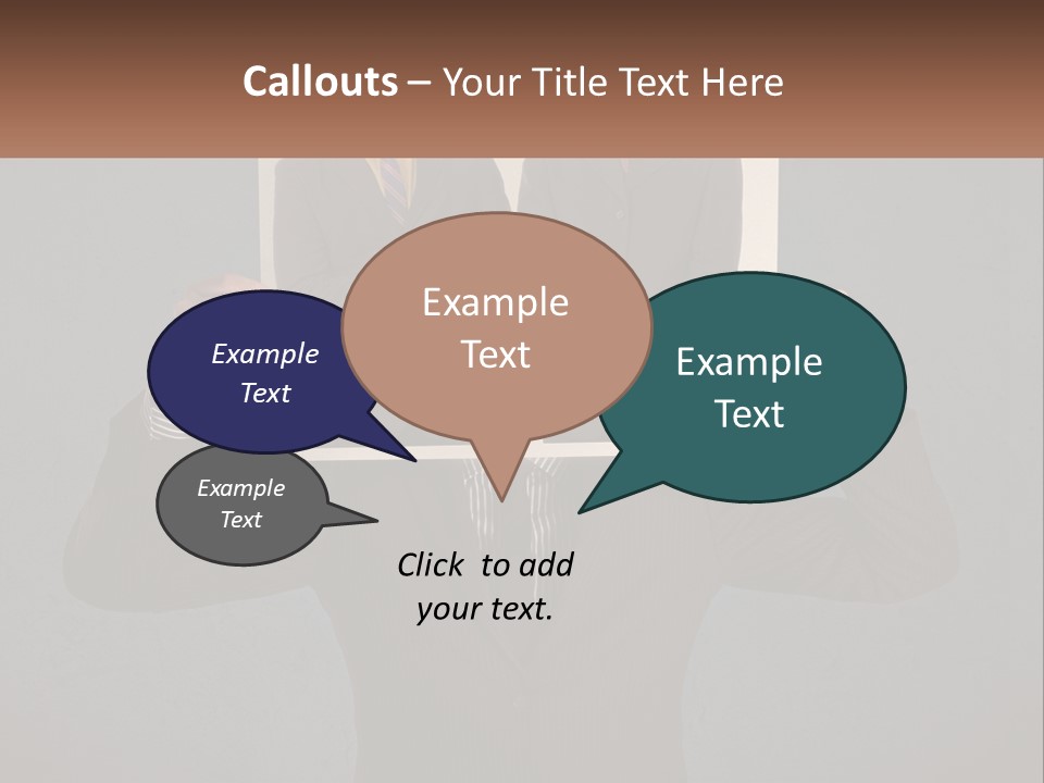 A Man In A Suit Holding Up A Picture Of Himself PowerPoint Template