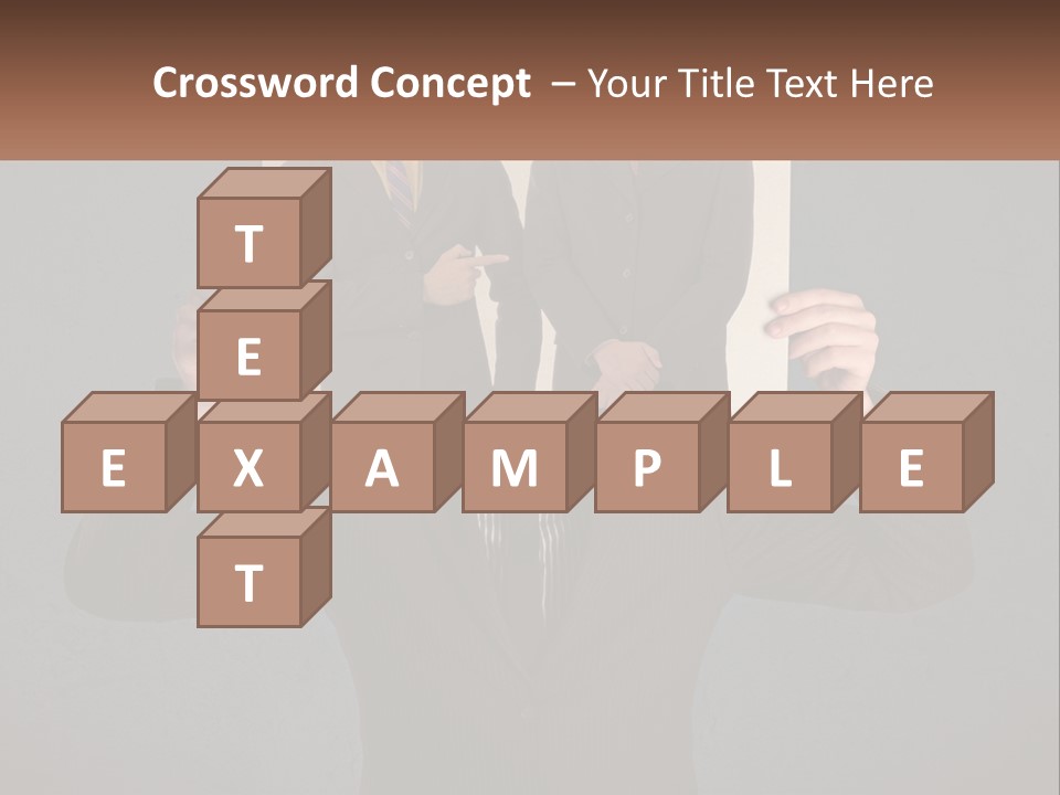 A Man In A Suit Holding Up A Picture Of Himself PowerPoint Template