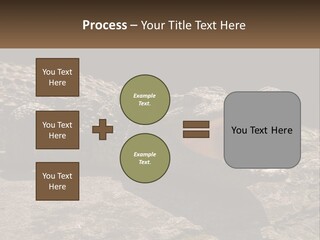 A Large Alligator Laying On Top Of A Rock PowerPoint Template