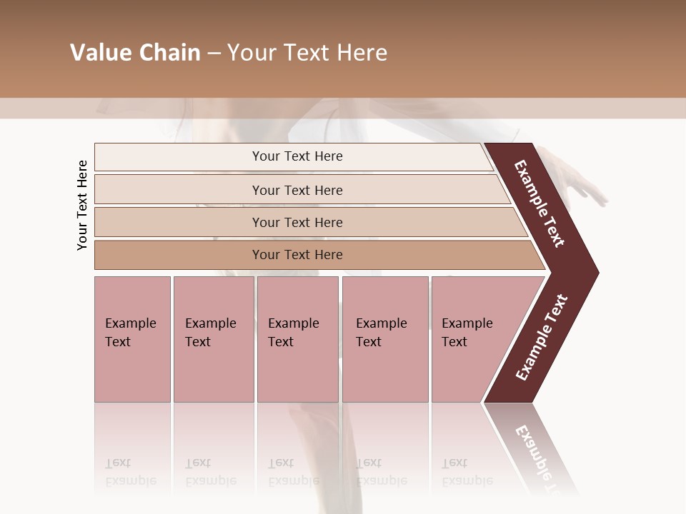 A Man In A White Shirt Is Dancing PowerPoint Template