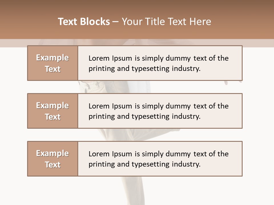 A Man In A White Shirt Is Dancing PowerPoint Template