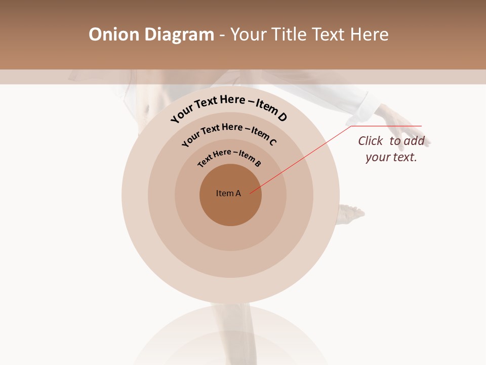 A Man In A White Shirt Is Dancing PowerPoint Template