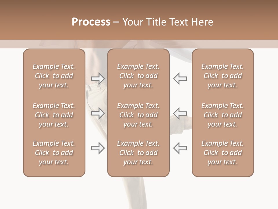 A Man In A White Shirt Is Dancing PowerPoint Template