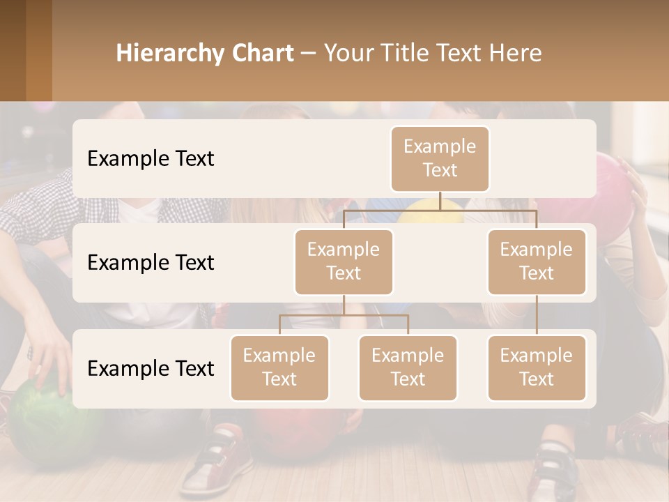 A Group Of People Sitting On The Floor With Bowling Balls PowerPoint Template