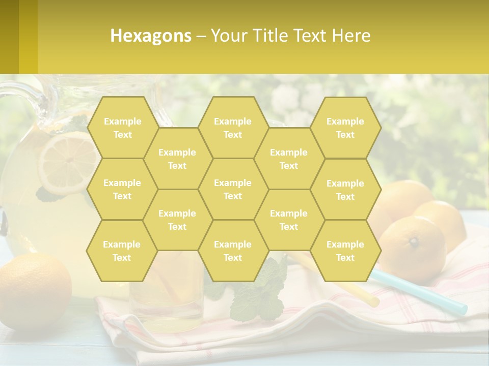 A Pitcher Of Lemonade Next To A Pitcher Of Lemonade PowerPoint Template