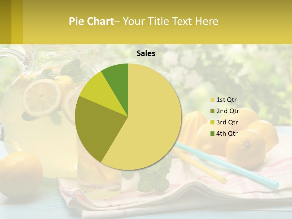 A Pitcher Of Lemonade Next To A Pitcher Of Lemonade PowerPoint Template