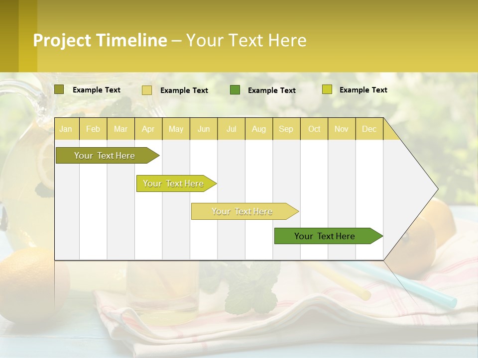 A Pitcher Of Lemonade Next To A Pitcher Of Lemonade PowerPoint Template