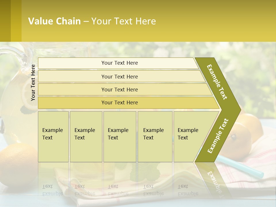 A Pitcher Of Lemonade Next To A Pitcher Of Lemonade PowerPoint Template