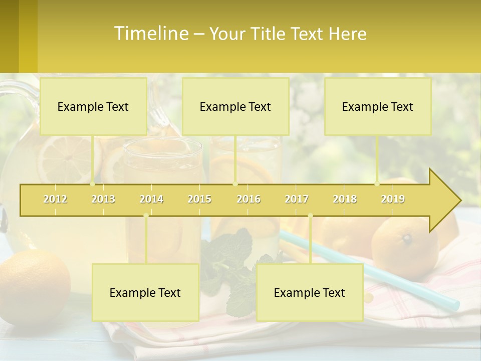 A Pitcher Of Lemonade Next To A Pitcher Of Lemonade PowerPoint Template