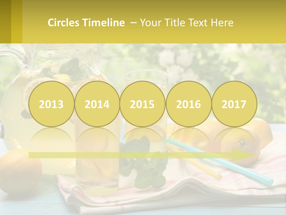 A Pitcher Of Lemonade Next To A Pitcher Of Lemonade PowerPoint Template