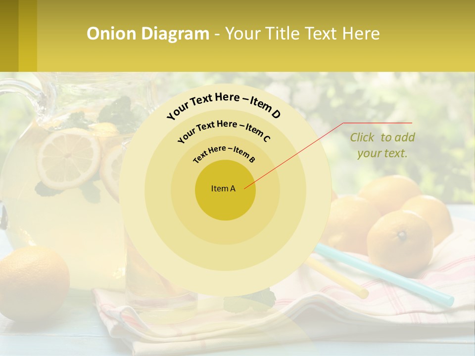 A Pitcher Of Lemonade Next To A Pitcher Of Lemonade PowerPoint Template