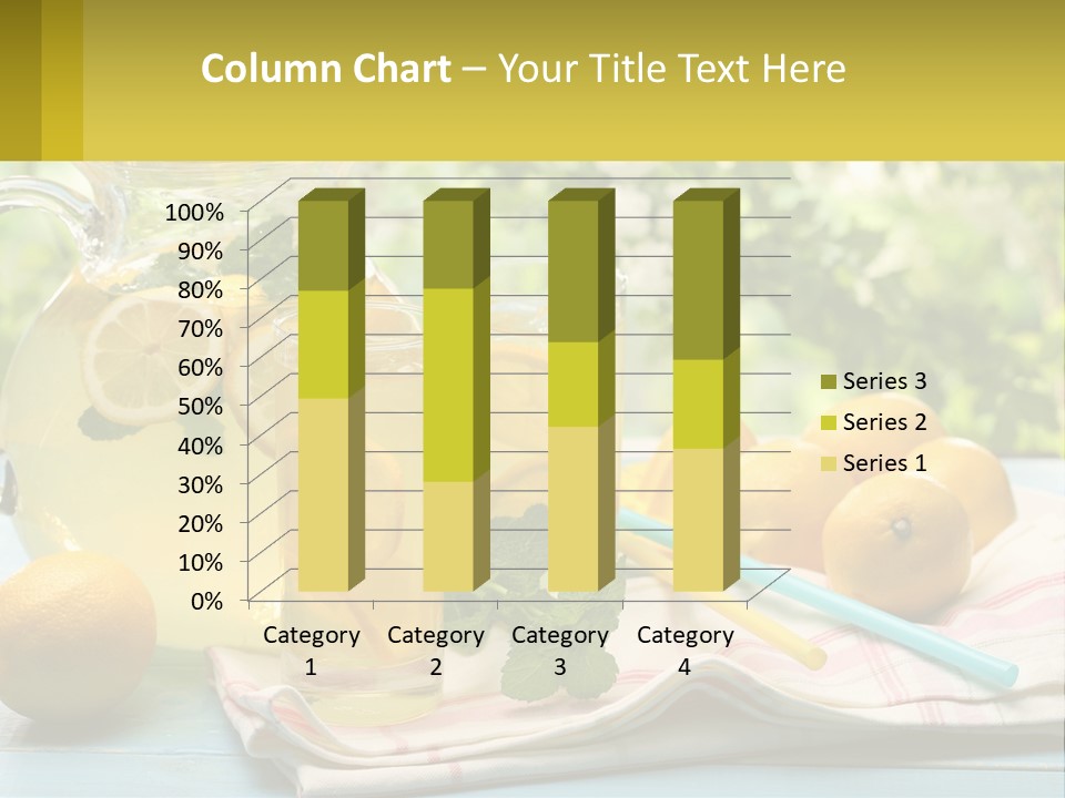 A Pitcher Of Lemonade Next To A Pitcher Of Lemonade PowerPoint Template