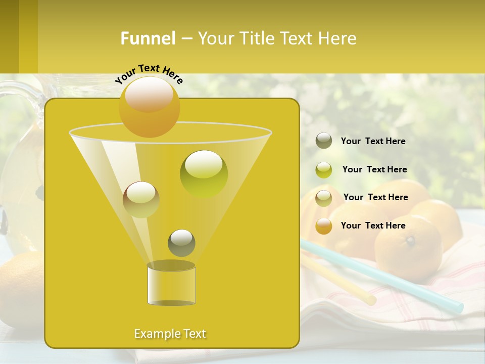 A Pitcher Of Lemonade Next To A Pitcher Of Lemonade PowerPoint Template