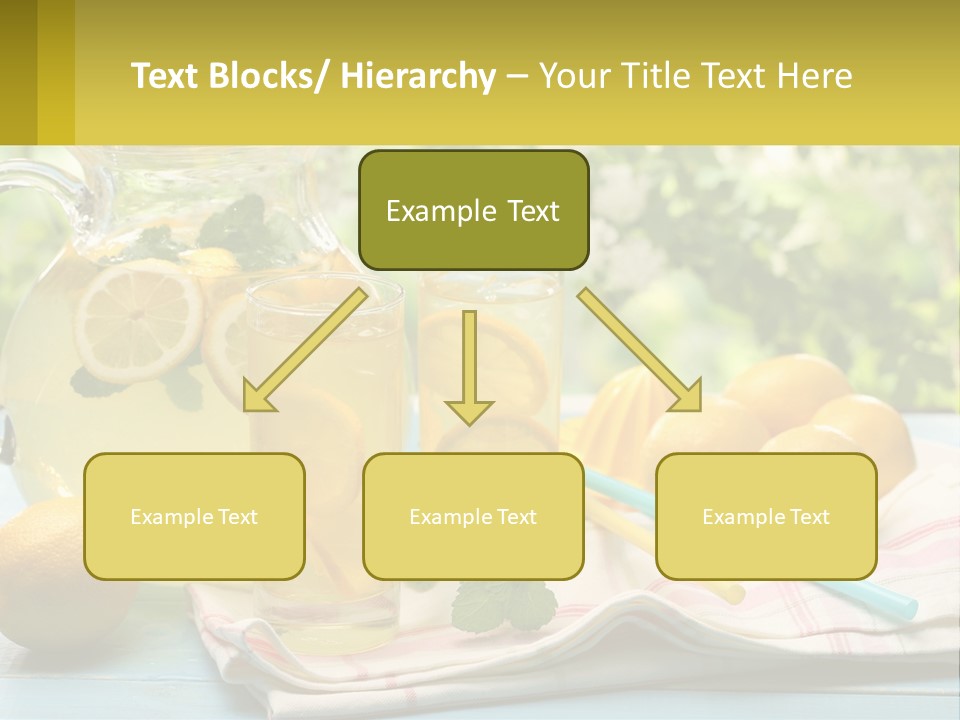 A Pitcher Of Lemonade Next To A Pitcher Of Lemonade PowerPoint Template