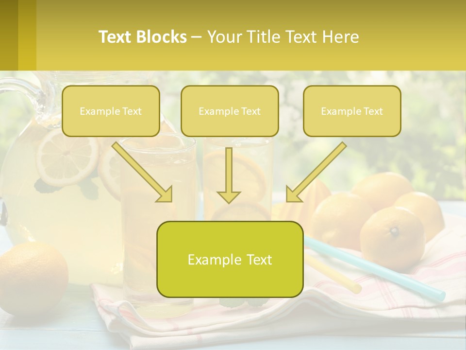 A Pitcher Of Lemonade Next To A Pitcher Of Lemonade PowerPoint Template