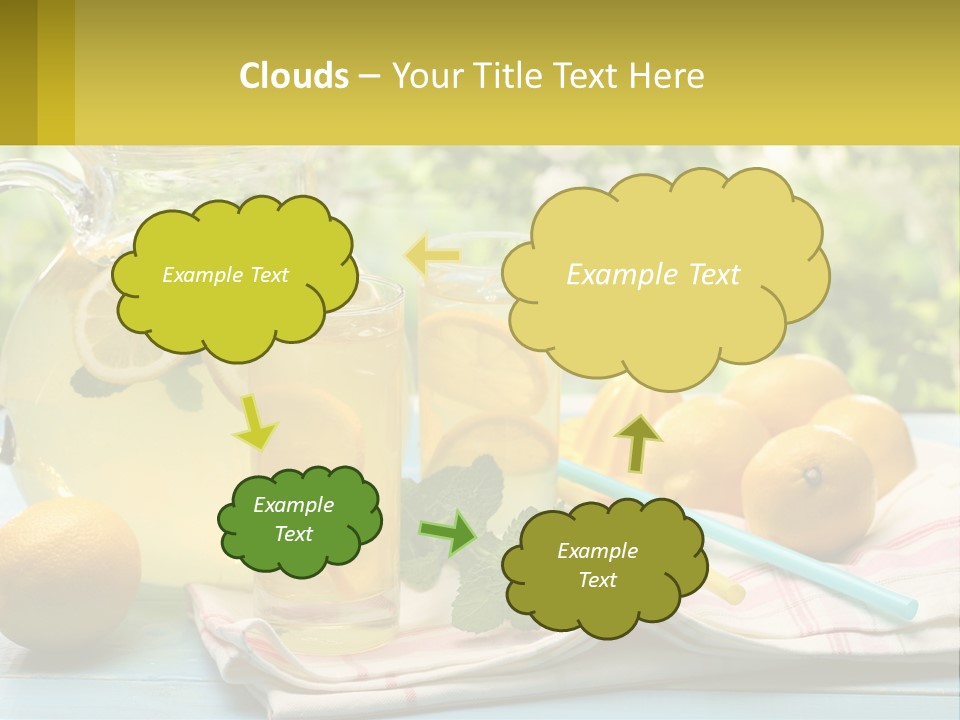 A Pitcher Of Lemonade Next To A Pitcher Of Lemonade PowerPoint Template