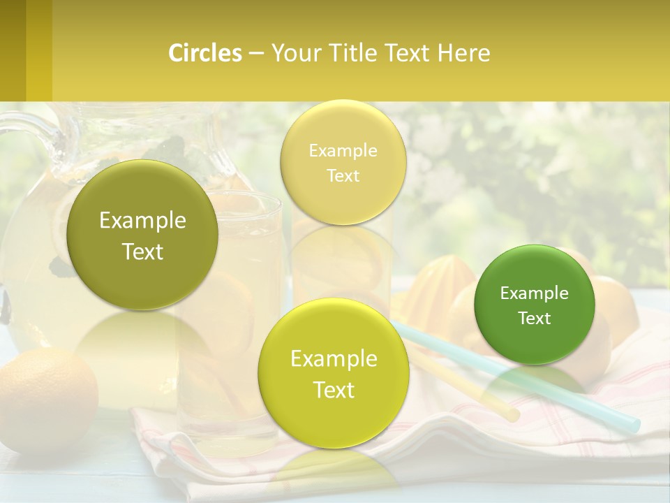 A Pitcher Of Lemonade Next To A Pitcher Of Lemonade PowerPoint Template