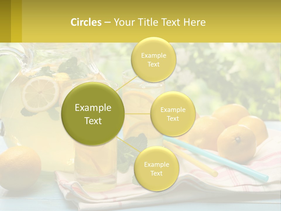 A Pitcher Of Lemonade Next To A Pitcher Of Lemonade PowerPoint Template