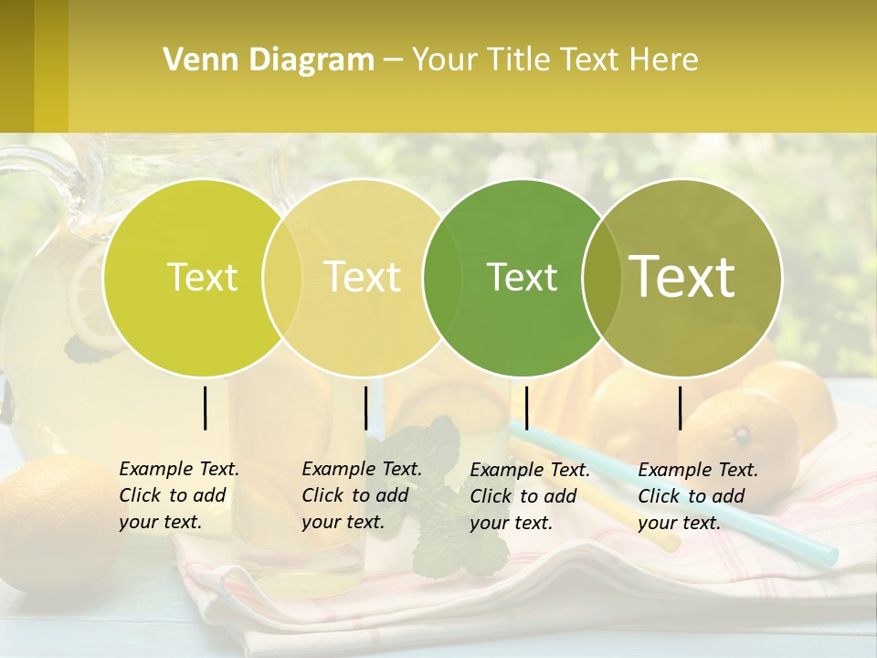 A Pitcher Of Lemonade Next To A Pitcher Of Lemonade PowerPoint Template