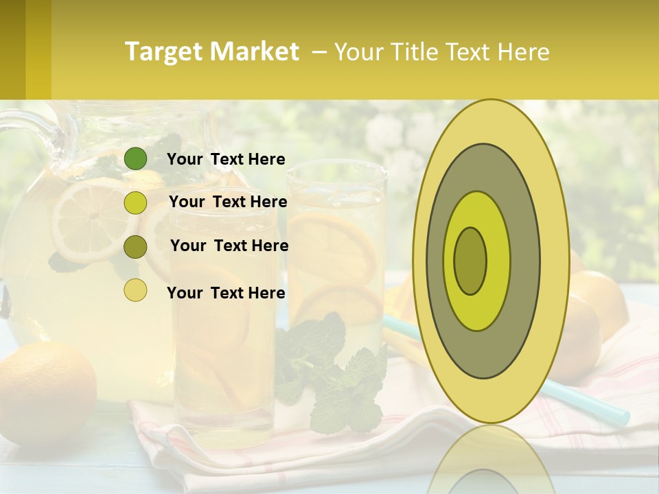 A Pitcher Of Lemonade Next To A Pitcher Of Lemonade PowerPoint Template