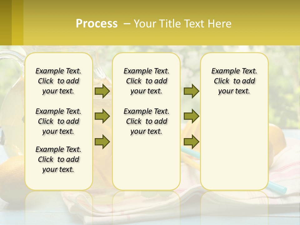 A Pitcher Of Lemonade Next To A Pitcher Of Lemonade PowerPoint Template