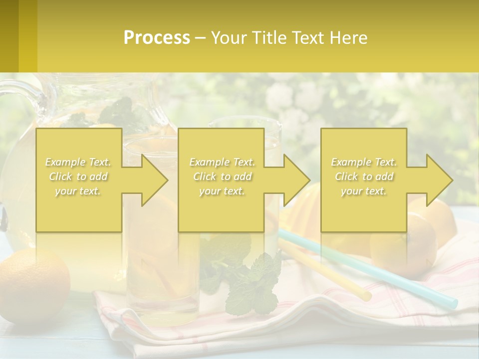 A Pitcher Of Lemonade Next To A Pitcher Of Lemonade PowerPoint Template