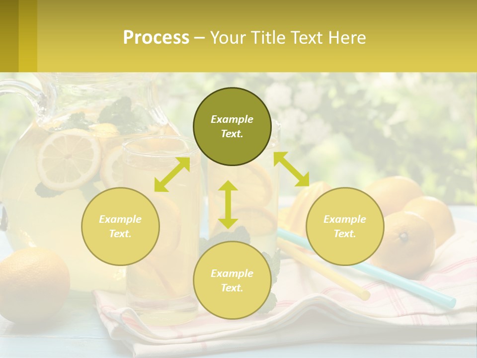 A Pitcher Of Lemonade Next To A Pitcher Of Lemonade PowerPoint Template