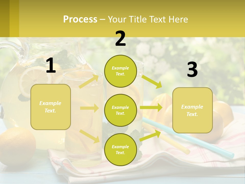 A Pitcher Of Lemonade Next To A Pitcher Of Lemonade PowerPoint Template