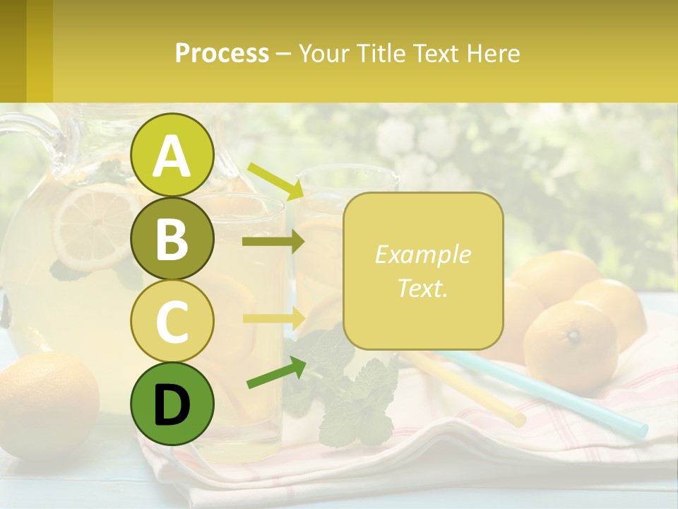 A Pitcher Of Lemonade Next To A Pitcher Of Lemonade PowerPoint Template