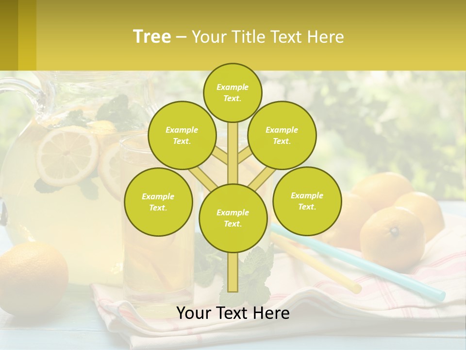 A Pitcher Of Lemonade Next To A Pitcher Of Lemonade PowerPoint Template
