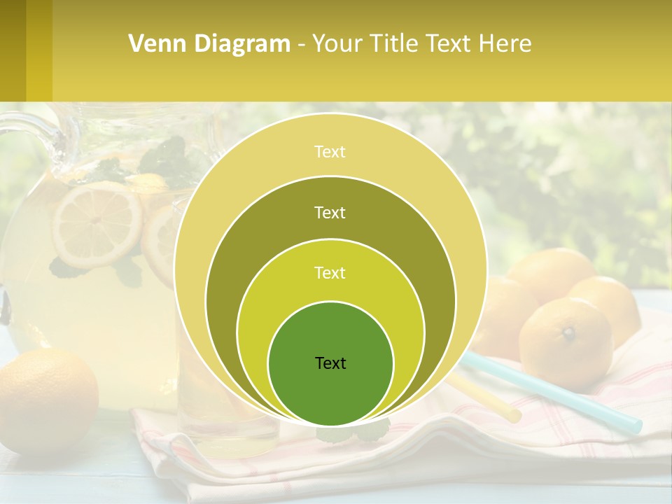 A Pitcher Of Lemonade Next To A Pitcher Of Lemonade PowerPoint Template