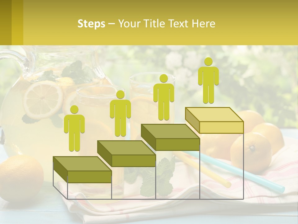A Pitcher Of Lemonade Next To A Pitcher Of Lemonade PowerPoint Template
