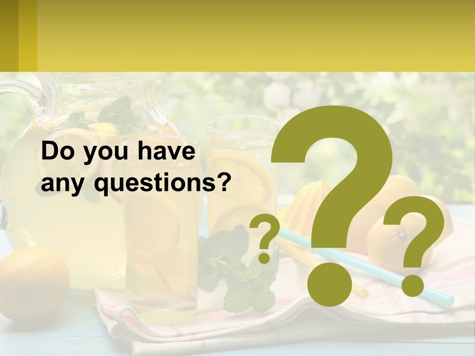 A Pitcher Of Lemonade Next To A Pitcher Of Lemonade PowerPoint Template