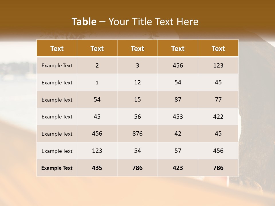 A Woman Laying In A Hammock On The Beach PowerPoint Template