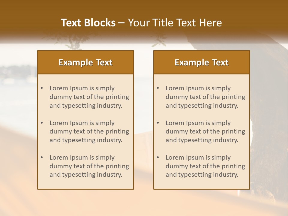 A Woman Laying In A Hammock On The Beach PowerPoint Template